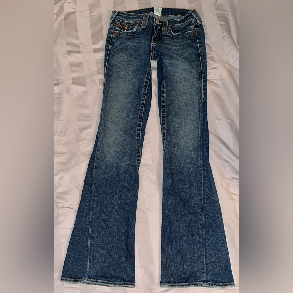 True Religion Jeans Size 27 Flare - Picture 4 of 5